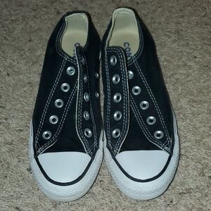 Converse Kids Black and White Sneakers